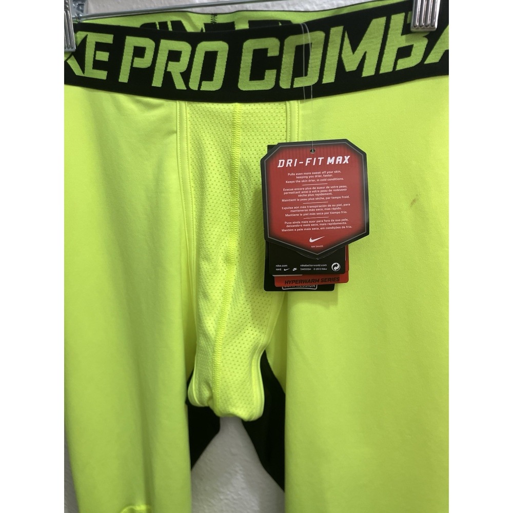 Nike Pro Combat Hyperwarm Dri-Fit Max 1/4 Zip With Fitted Pants Base Layer Large - Picture 7 of 10